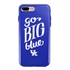 Guard Dog Kentucky Wildcats Go Big Blue Clear Hybrid Phone Case for iPhone 7 Plus/8 Plus 
