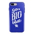 Guard Dog Kentucky Wildcats Go Big Blue Clear Hybrid Phone Case for iPhone 7 Plus/8 Plus 
