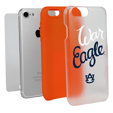 Guard Dog Auburn Tigers War Eagle Clear Hybrid Phone Case for iPhone 7/8/SE 
