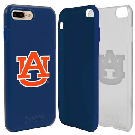 Guard Dog Auburn Tigers Clear Hybrid Phone Case for iPhone 7 Plus/8 Plus 
