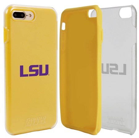 Guard Dog LSU Tigers Clear Hybrid Phone Case for iPhone 7 Plus/8 Plus 
