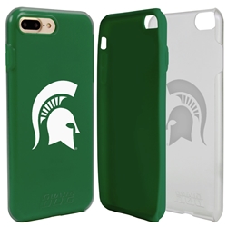 
Guard Dog Michigan State Spartans Clear Hybrid Phone Case for iPhone 7 Plus/8 Plus 