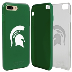 
Guard Dog Michigan State Spartans Clear Hybrid Phone Case for iPhone 7 Plus/8 Plus 