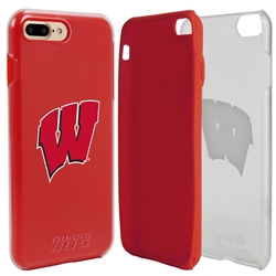 
Guard Dog Wisconsin Badgers Clear Hybrid Phone Case for iPhone 7 Plus/8 Plus 