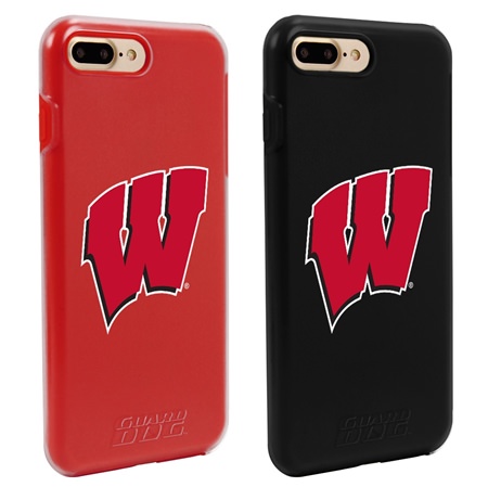 Guard Dog Wisconsin Badgers Fan Pack (2 Phone Cases) for iPhone 7 Plus/8 Plus 
