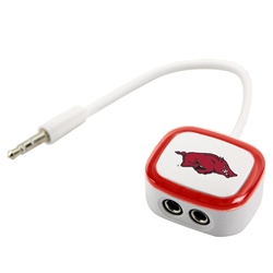 
Arkansas Razorbacks 2-Way Earbud Splitter