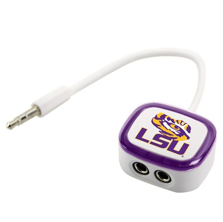 LSU Tigers 2-Way Earbud Splitter
