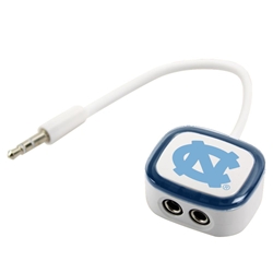 
North Carolina Tar Heels 2-Way Earbud Splitter