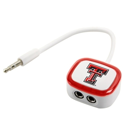 
Texas Tech Red Raiders 2-Way Earbud Splitter