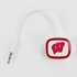 Wisconsin Badgers "W" 2-Way Earbud Splitter
