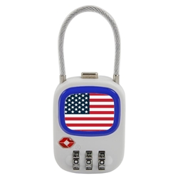 
American Flag Collection TSA Combination Lock