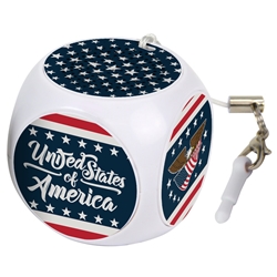 
American Flag Collection MX-100 Cubio Mini Bluetooth Speaker