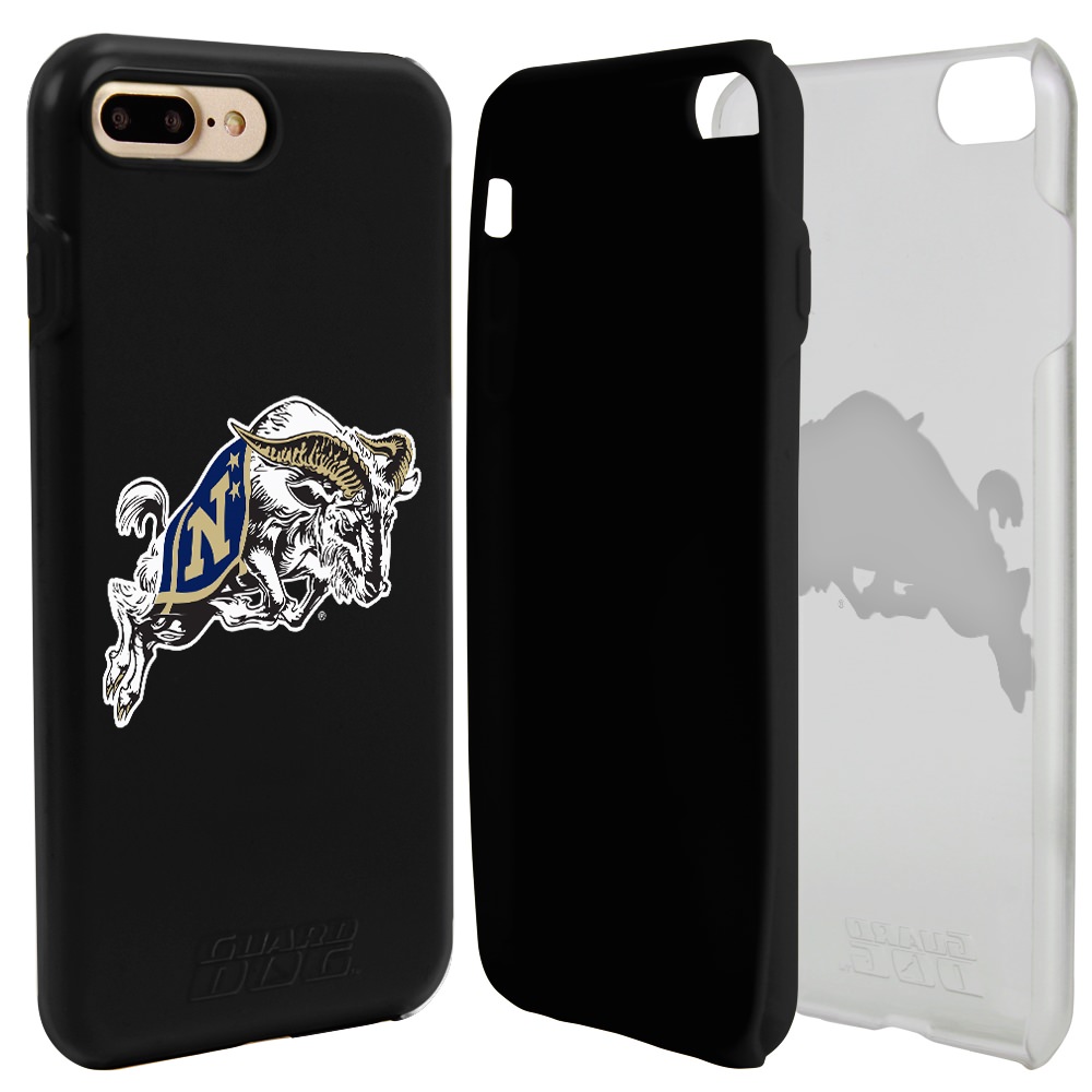 Guard Dog Navy Midshipmen Clear Hybrid Case for iPhone 7 Plus//8 Plus