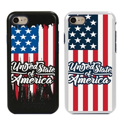 
Guard Dog American Flag Collection Hybrid Phone Case for iPhone 7/8/SE 