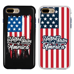 
Guard Dog American Flag Collection Hybrid Phone Case for iPhone 7 Plus/8 Plus 
