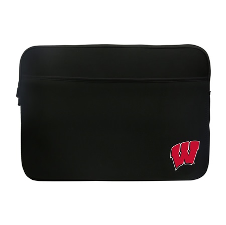 Wisconsin Badgers "W" Premium Laptop & Tablet Sleeve 14/15"
