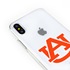 Guard Dog Auburn Tigers Clear Phone Case for iPhone X / Xs
