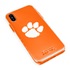 Guard Dog Clemson Tigers Clear Hybrid Phone Case for iPhone X / Xs 
