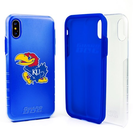 Guard Dog Kansas Jayhawks Clear Hybrid Phone Case for iPhone X / Xs 
