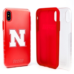 
Guard Dog Nebraska Cornhuskers Clear Hybrid Phone Case for iPhone X / Xs 