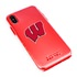 Guard Dog Wisconsin Badgers Clear Hybrid Phone Case for iPhone X / Xs 
