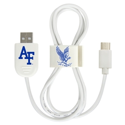 
Air Force Falcons USB-C Cable with QuikClip