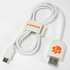 Clemson Tigers USB-C Cable with QuikClip
