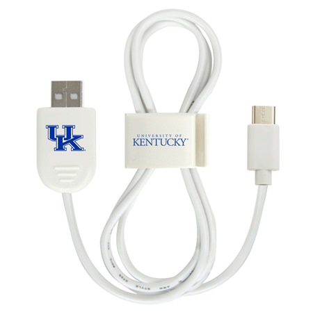 Kentucky Wildcats USB-C Cable with QuikClip
