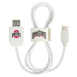 
Ohio State Buckeyes USB-C Cable with QuikClip