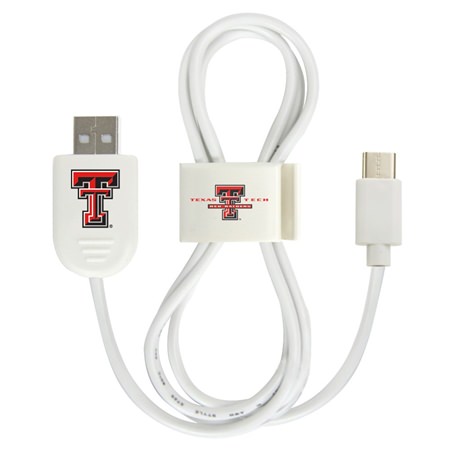 Texas Tech Red Raiders USB-C Cable with QuikClip
