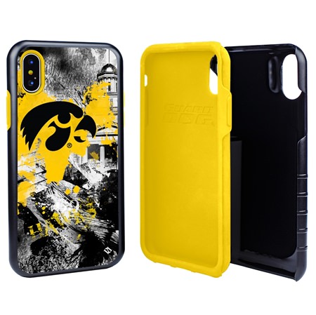 Guard Dog Iowa Hawkeyes PD Spirit Hybrid Phone Case for iPhone X / Xs 
