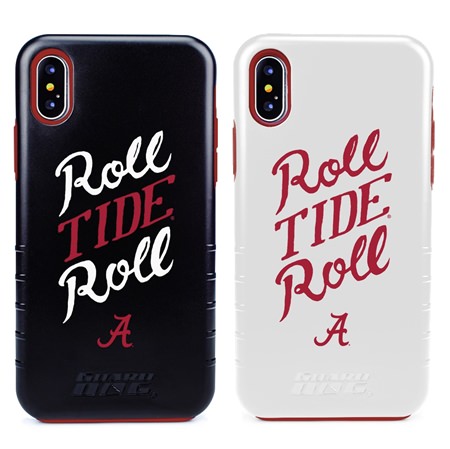 Guard Dog Alabama Crimson Tide Roll Tide® Roll Hybrid Phone Case for iPhone X / Xs 

