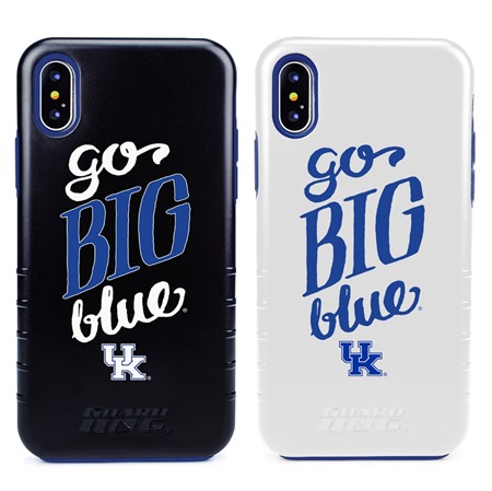 Guard Dog Kentucky Wildcats Go Big Blue® Hybrid Phone Case for iPhone X / Xs 
