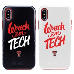 
Guard Dog Texas Tech Red Raiders Wreck 'em Tech® Hybrid Phone Case for iPhone X / Xs 