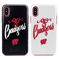 
Guard Dog Wisconsin Badgers Go Badgers™ Hybrid Phone Case for iPhone X / Xs 