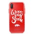 Guard Dog Arkansas Razorbacks Wooo Pig Sooie® Clear Hybrid Phone Case for iPhone X / Xs 
