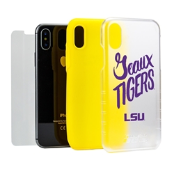 
Guard Dog LSU Tigers Geaux Tigers® Clear Hybrid Phone Case for iPhone X / Xs 