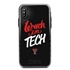 Guard Dog Texas Tech Red Raiders Wreck 'em Tech® Clear Hybrid Phone Case for iPhone X / Xs 
