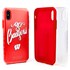 Guard Dog Wisconsin Badgers Go Badgers™ Clear Hybrid Phone Case for iPhone X / Xs 
