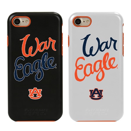 Guard Dog Auburn Tigers War Eagle Hybrid Phone Case for iPhone 7/8/SE 
