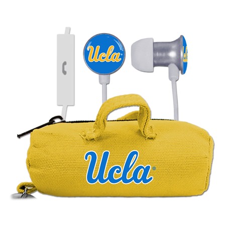 UCLA Bruins Scorch Earbuds  + Mic with BudBag
