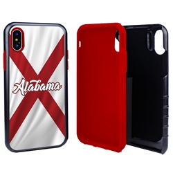 
Guard Dog Alabama State Flag Hybrid Phone Case for iPhone X / Xs