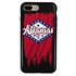 Guard Dog Arkansas Torn State Flag Hybrid Phone Case for iPhone 7 Plus / 8 Plus
