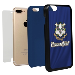 
Guard Dog Connecticut State Flag Hybrid Phone Case for iPhone 7 Plus / 8 Plus