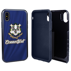 
Guard Dog Connecticut State Flag Hybrid Phone Case for iPhone X / Xs