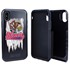 Guard Dog Illinois Torn State Flag Hybrid Phone Case for iPhone X / Xs
