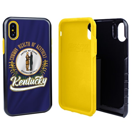 Guard Dog Kentucky State Flag Hybrid Phone Case for iPhone X / Xs
