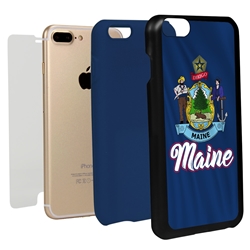 
Guard Dog Maine State Flag Hybrid Phone Case for iPhone 7 Plus / 8 Plus