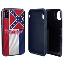 
Guard Dog Mississippi State Flag Hybrid Phone Case for iPhone X / Xs