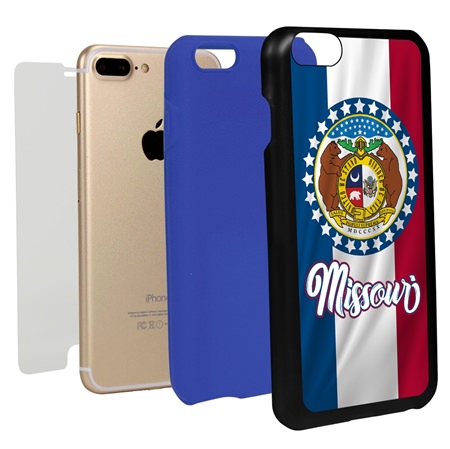 Guard Dog Missouri State Flag Hybrid Phone Case for iPhone 7 Plus / 8 Plus

